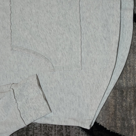 VICTORIA SECRET 2016 Oversized V-neck Drawstring Sweatshirt - Picture 7 of 15